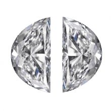 Half Moon Diamond Pairs by Ava Diamonds