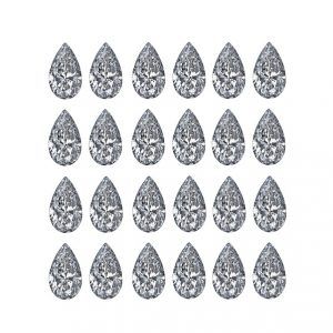 Pear Cut Diamond Layouts - Ava Diamonds