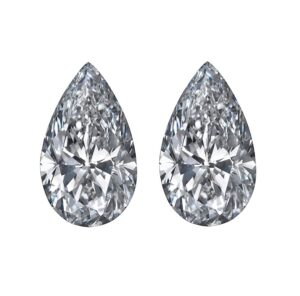 Pear Cut Diamond Side Stones by Ava Diamonds