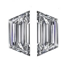Step Cut Trapezoid Diamond Pairs