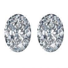 Oval Diamond Cuts Side Stones by Ava Diamonds