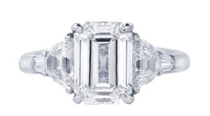 five stone diamond engagement ring