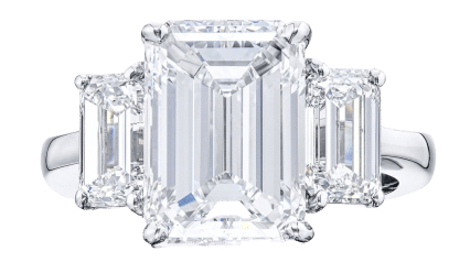 three stone diamond engagement ring1