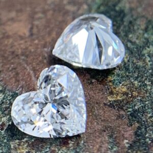heart shaped diamond matching pairs